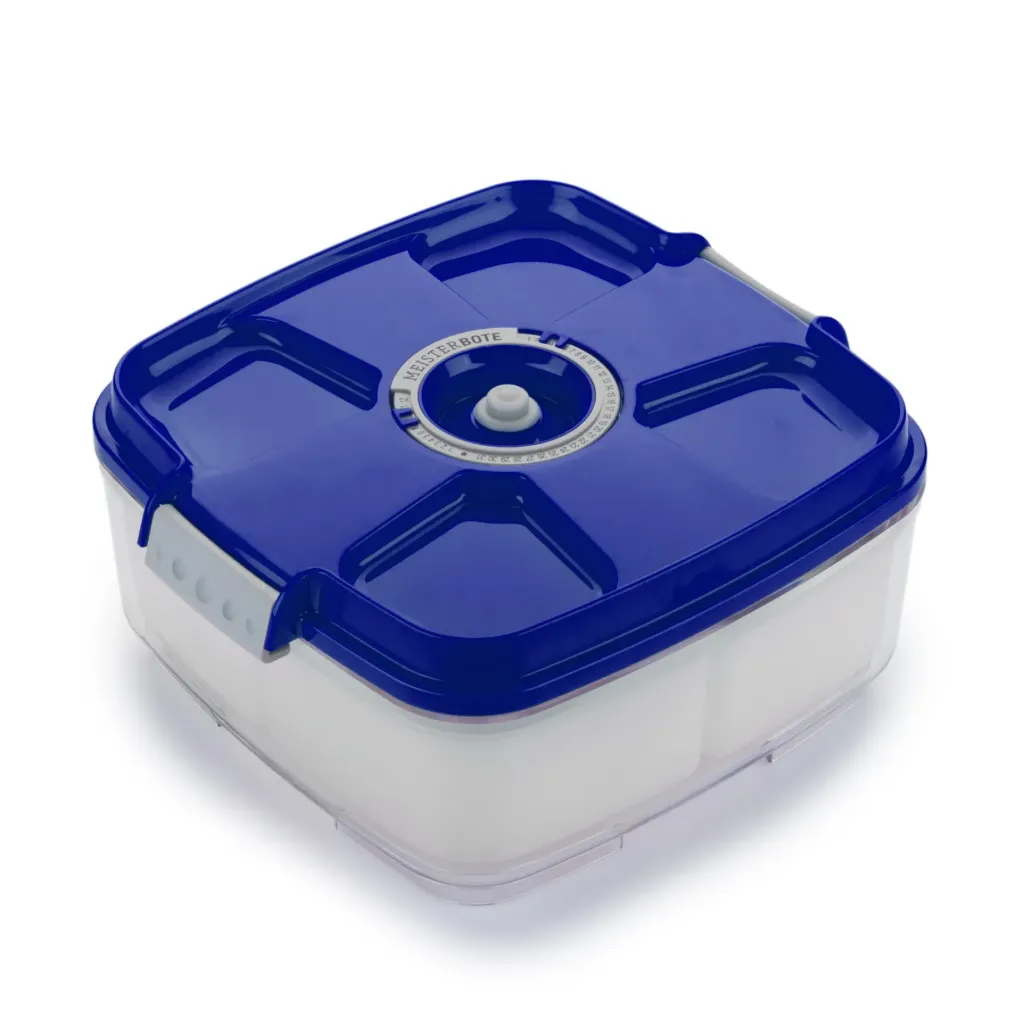 freshBOX 2,0 L quadratisch, blau