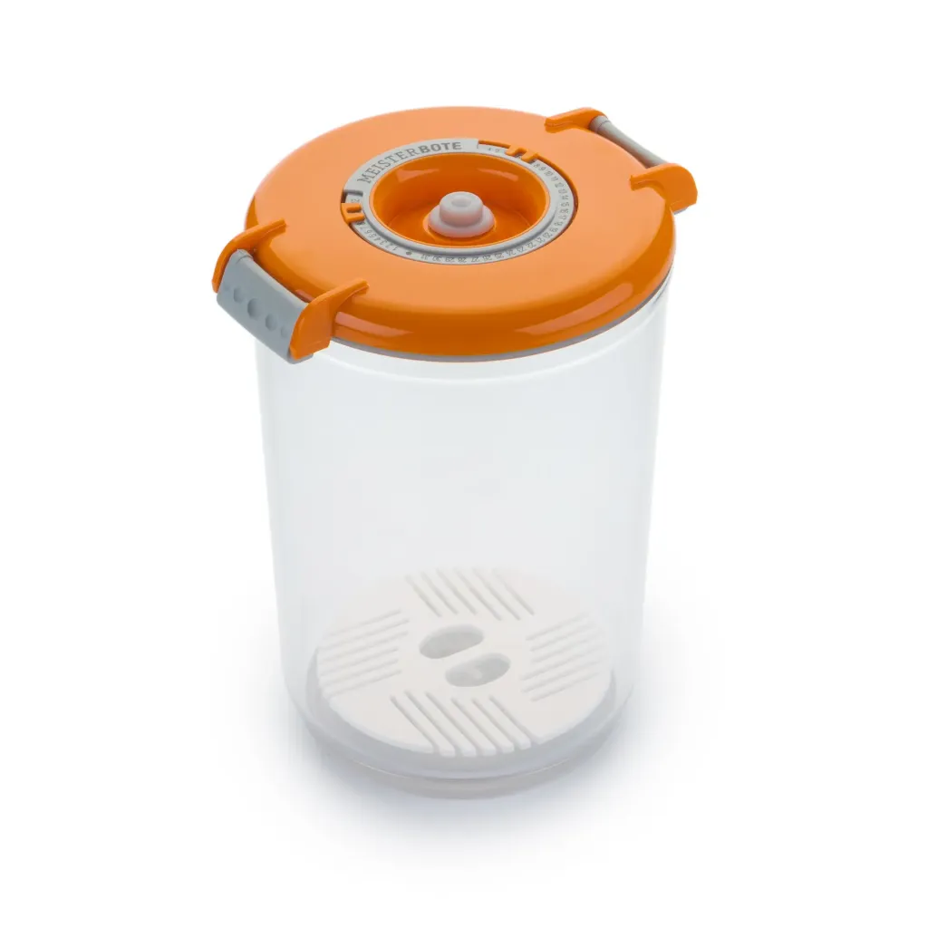 freshBOX 1,5 L, orange, rund