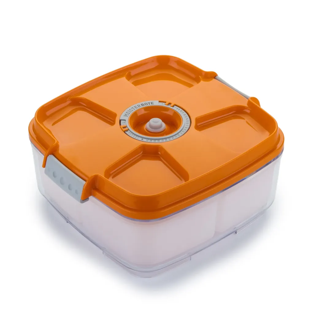 freshBOX 2,0 L, quadratisch orange